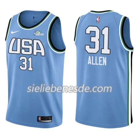 Herren NBA Brooklyn Nets Trikot Jarrett Allen 31 Nike 2019 Rising Star Swingman